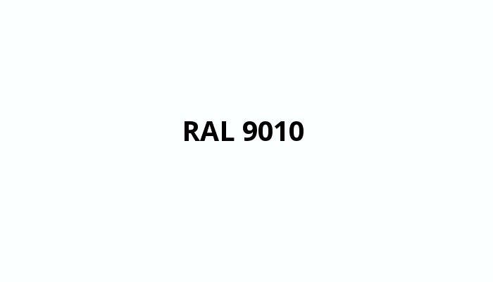 RAL 9010 - Bílá